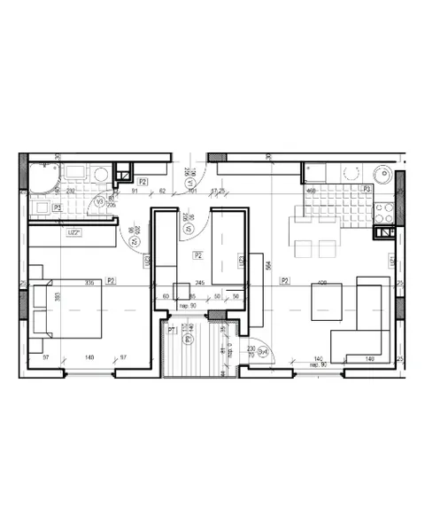 Raspored 51,63 m²