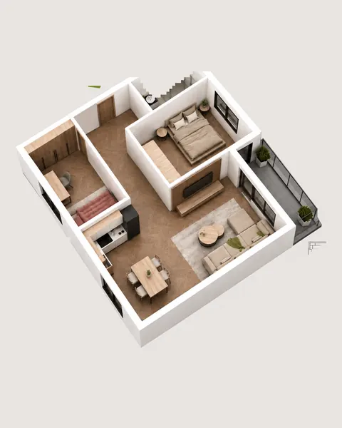 Raspored 51,28 m²