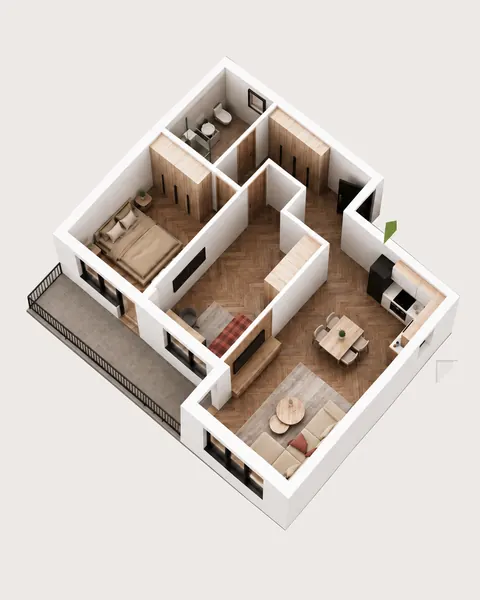 Raspored 67,20 m²